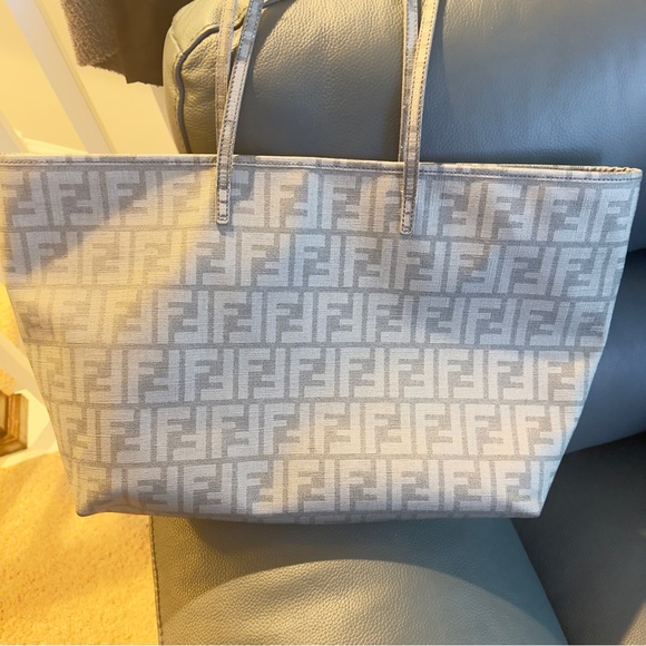 Fendi Monogram Gray canvas Tote - Picture 1 of 11